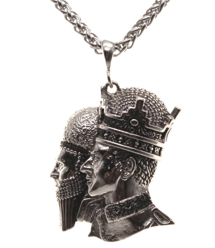 Cyrus The Great And Reza Shah Pahlavi Persian Kings Necklace
