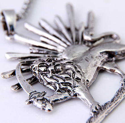 Iranian Persian Lion Sun Shir Khorshid Pahlavi Necklace