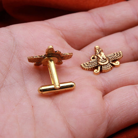 Iranian Persian Farvahar Faravahar Cufflinks