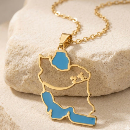 1 Iran map and Eshgh Necklace Chain