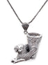 Sterling Siver 925 Persian Winged Lion Riton Necklace Persia Parsi Art Gift