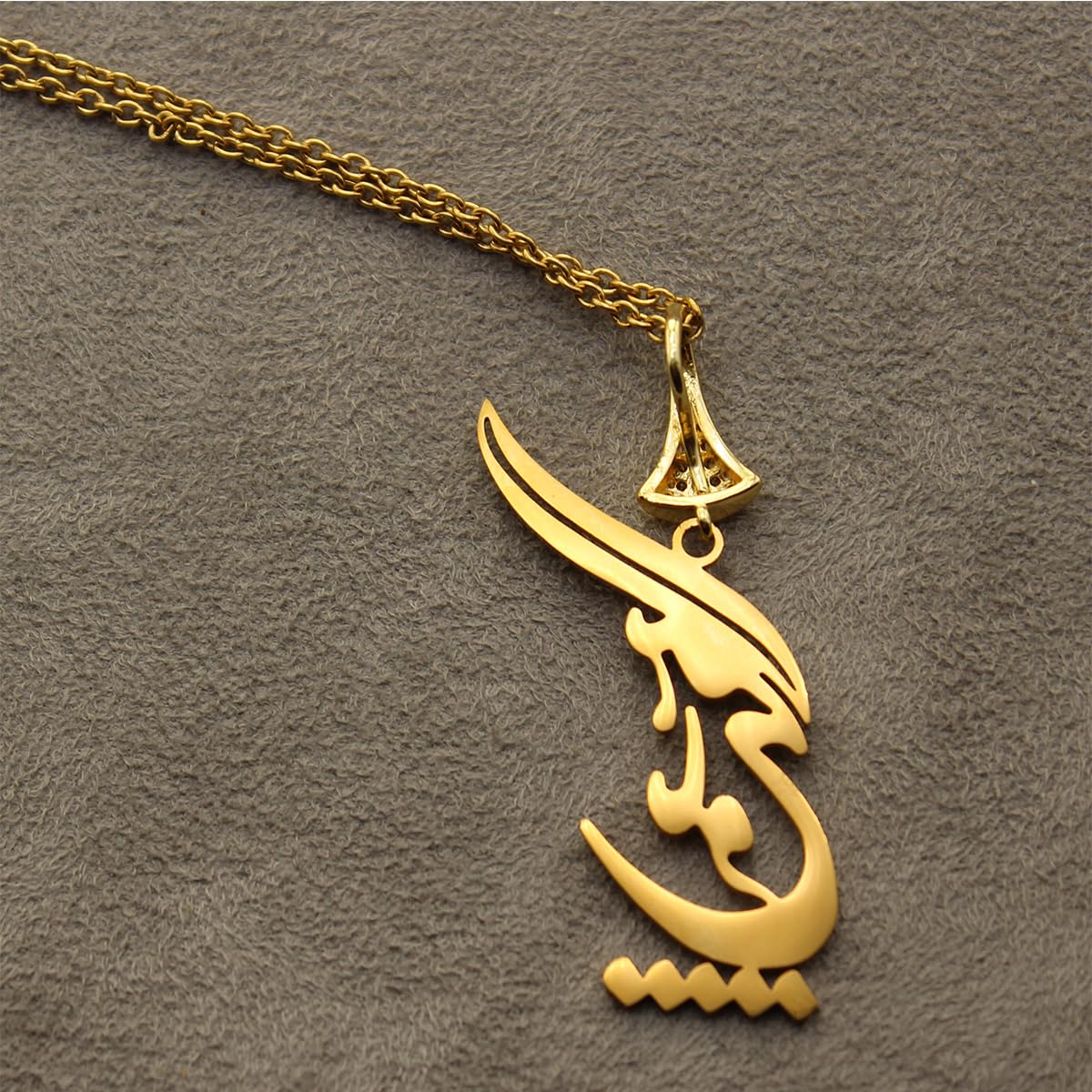 Asoodehdelan Persian Farsi Poem Hich Say Nothing Necklace Pendant Gift Rumi Poem Necklace