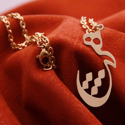 Asoodehdelan Persian Farsi Hich Heech Nothing Necklace Chain Pahlavi Farvahar Persia Art Gift