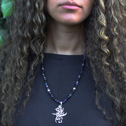 Iranian Persian Farsi Poem Necklace Iran Persia Gift Art Rumi Poem Necklace