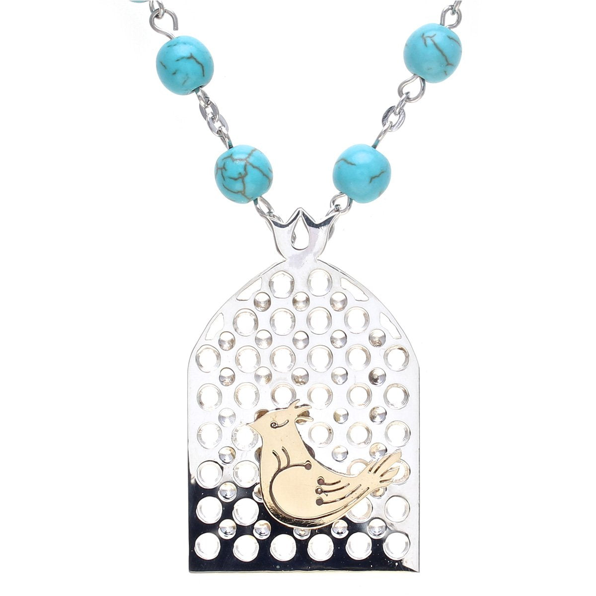 925 Sterling Silver Morghe Amin Necklace Iranian Persian Amin Morq Necklace