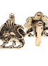 Iranian Persian Lion Sun Shir Khorshid Cufflinks Persia Pahlavi Gift