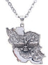 Sterling Silver 925 Map Flag Farvahar Persia Farsi Parsi Necklace Art Persian Gift