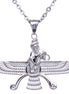 Double Sided Farvahar Necklace Iranian Gift Persian Iran Faravahar