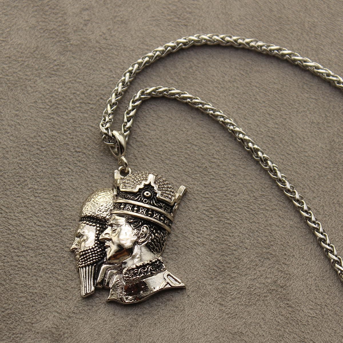 Asoodehdelan Cyrus The Great And Reza Shah Pahlavi Persian Kings Necklace