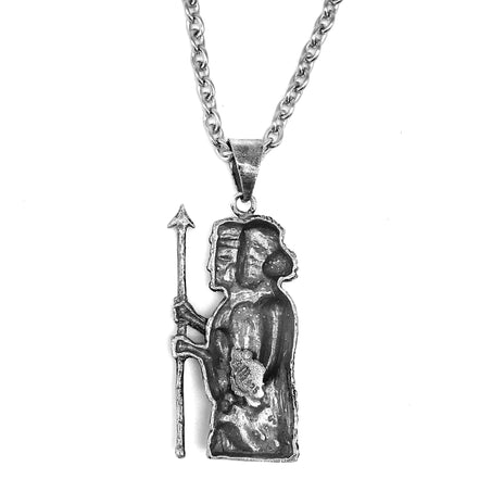 Asoodehdelan Sterling Silver Persian Hakhamaneshian Soldier Worrier Necklace Pendant