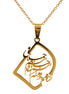 Iranian Persian Farsi Poem Necklace Chain Pendant