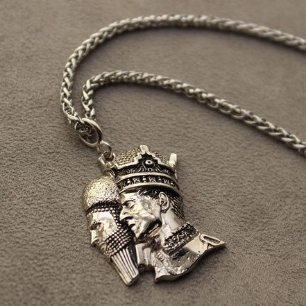 Asoodehdelan Cyrus The Great And Reza Shah Pahlavi Persian Kings Necklace