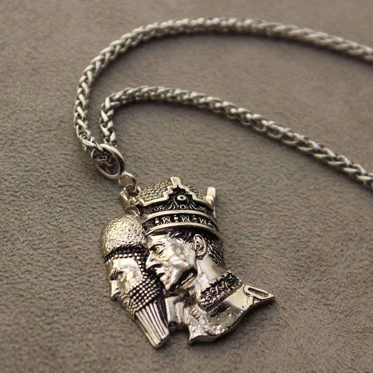 Asoodehdelan Cyrus The Great And Reza Shah Pahlavi Persian Kings Necklace