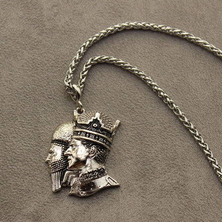 Asoodehdelan Cyrus The Great And Reza Shah Pahlavi Persian Kings Necklace