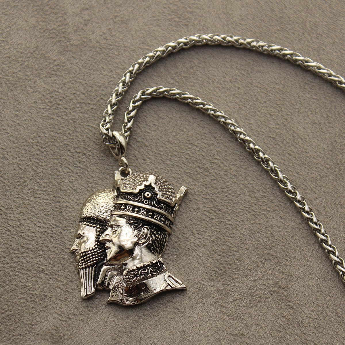 Asoodehdelan Cyrus The Great And Reza Shah Pahlavi Persian Kings Necklace
