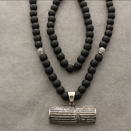 Cyrus the great human right cylinder necklace