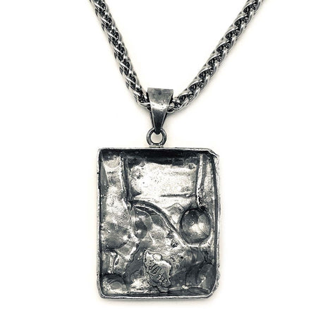 Asoodehdelan Sterling Silver Khashayar Sha Persian Empire King Pendant Gift Farvahar
