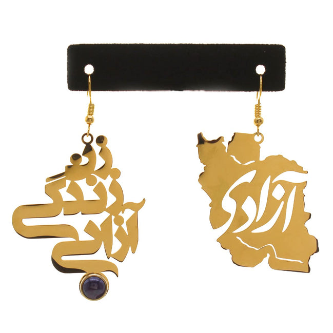 Woman Life Freedom Zan Zendegi Azadi Earrings