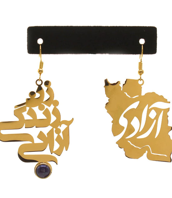 Woman Life Freedom Zan Zendegi Azadi Earrings