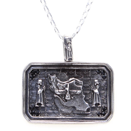 Asoodehdelan 925 Sterling Silver Persian Flag Map Farvahar Soldiers Faravahar Persia Farsi Parsi