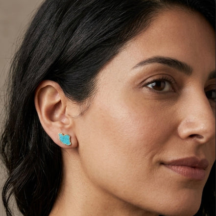 0 Iran Map Earrings