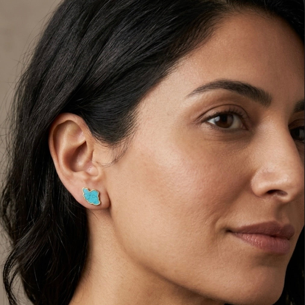 0 Iran Map Earrings
