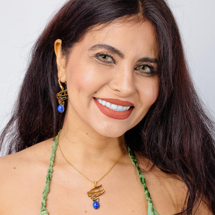 Persian Farsi Poem A Smile, A Glance Necklace Pendant Gift