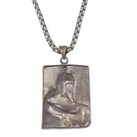 Asoodehdelan Sterling Silver Persian heroic Rostam Dastan Necklace Pendant Gift