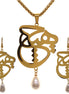 Iranian Persian Farsi Hich Necklace Earrings Set