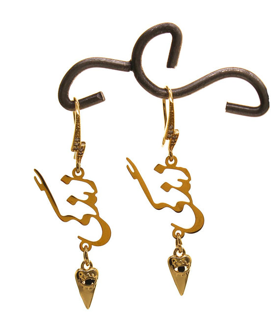 Iranian Persian Parsi Farsi Life Zendegi Earrings Set