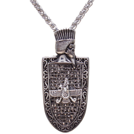 Cyrus The Great Farvahar Necklace Chain Persian King Necklace
