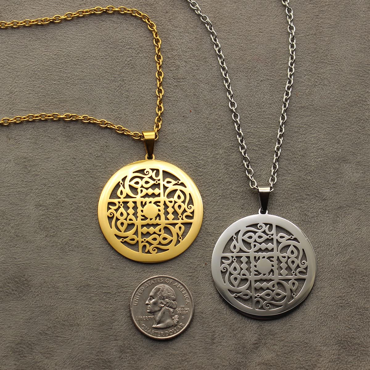 Iranian Farsi Persian Love Eshgh Necklace Chain