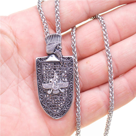Cyrus The Great Farvahar Necklace Chain Persian King Necklace