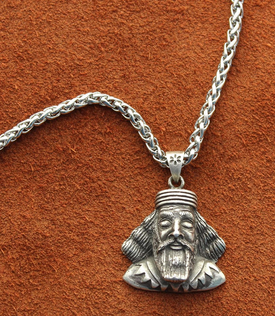 Sterling Silver Persian Iranian Necklace Zartosht Zarathustra Necklace Chain