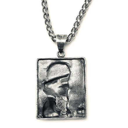 Sterling Silver Persian Achaemenid Hakhamaneshian soldier Necklace Pendant