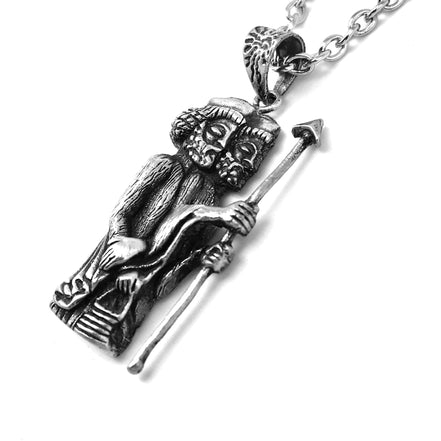 Asoodehdelan Sterling Silver Persian Hakhamaneshian Soldier Worrier Necklace Pendant