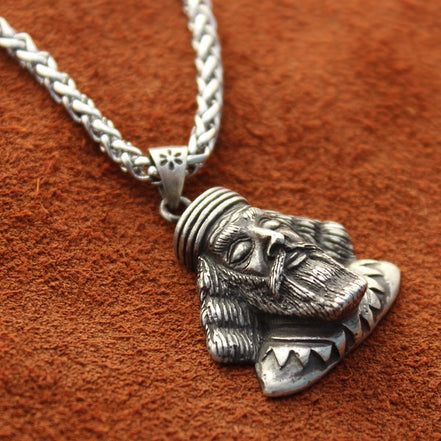 Sterling Silver Persian Iranian Necklace Zartosht Zarathustra Necklace Chain