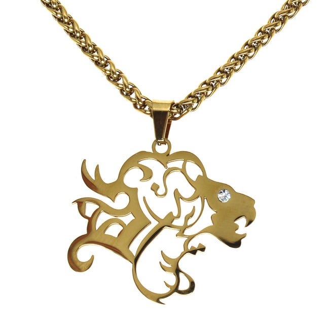 0 Iranian Persian Lion and Iran Necklace