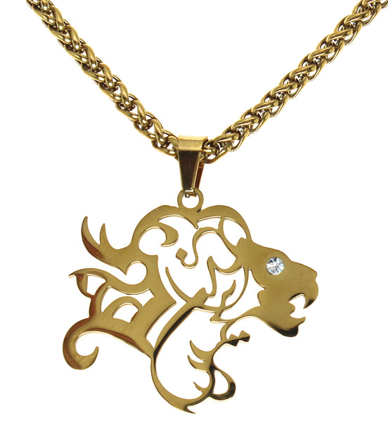 0 Iranian Persian Lion and Iran Necklace