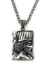 Asoodehdelan Sterling Silver Persian Achaemenid Officer Soldier Necklace Pendent