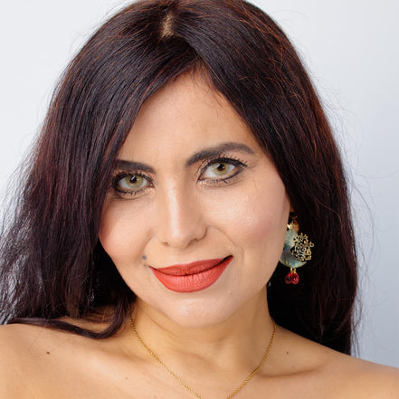 Iranian Persian Pomegranate Yalda Anar Earrings Necklace Set
