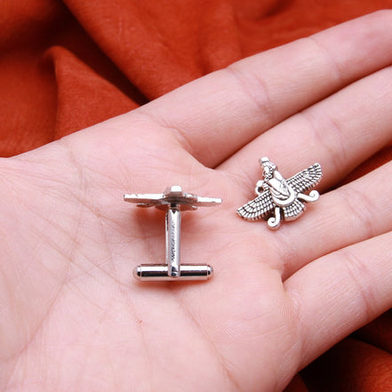 Iranian Persian Farvahar Faravahar Cufflinks