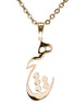 Asoodehdelan Persian Farsi Hich Heech Nothing Necklace Chain Pahlavi Farvahar Persia Art Gift
