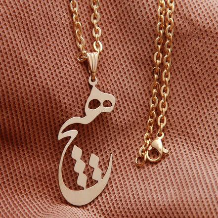 Asoodehdelan Persian Farsi Hich Heech Nothing Necklace Chain Pahlavi Farvahar Persia Art Gift