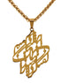 Iranian Persian Zarathustra Good Words, Good Thoughts, Good Deeds Necklace