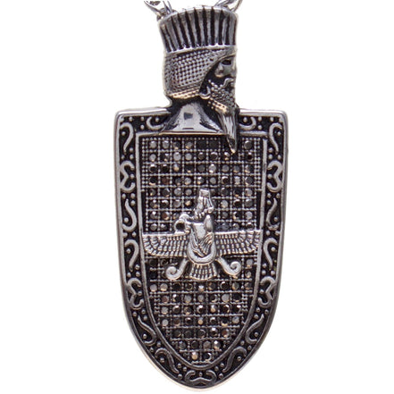 Cyrus The Great Farvahar Necklace Chain Persian King Necklace