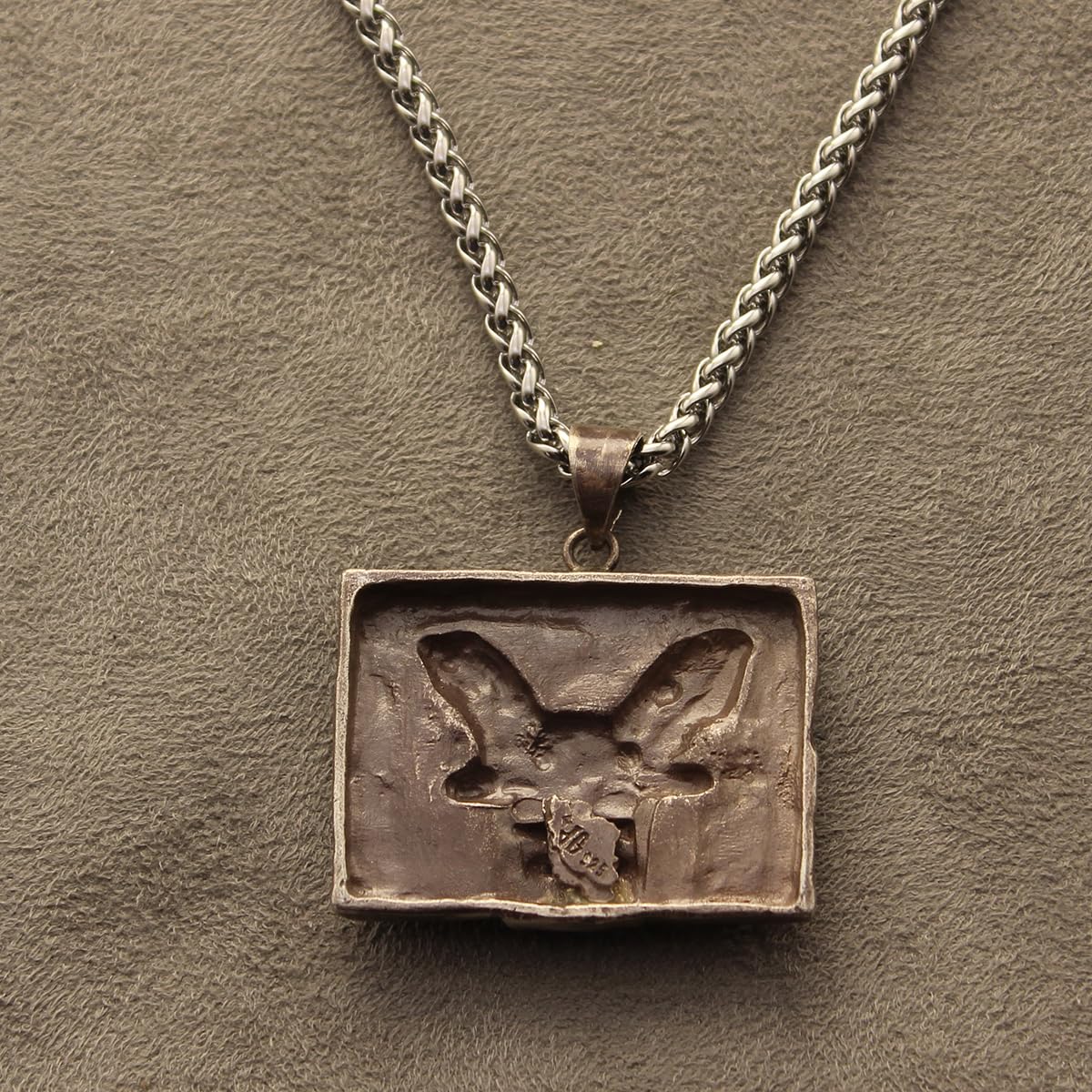 Sterling Silver Iranian Persian Capital Of Column Necklace