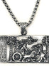 Sterling Silver The Darius Seal Persian King Necklace