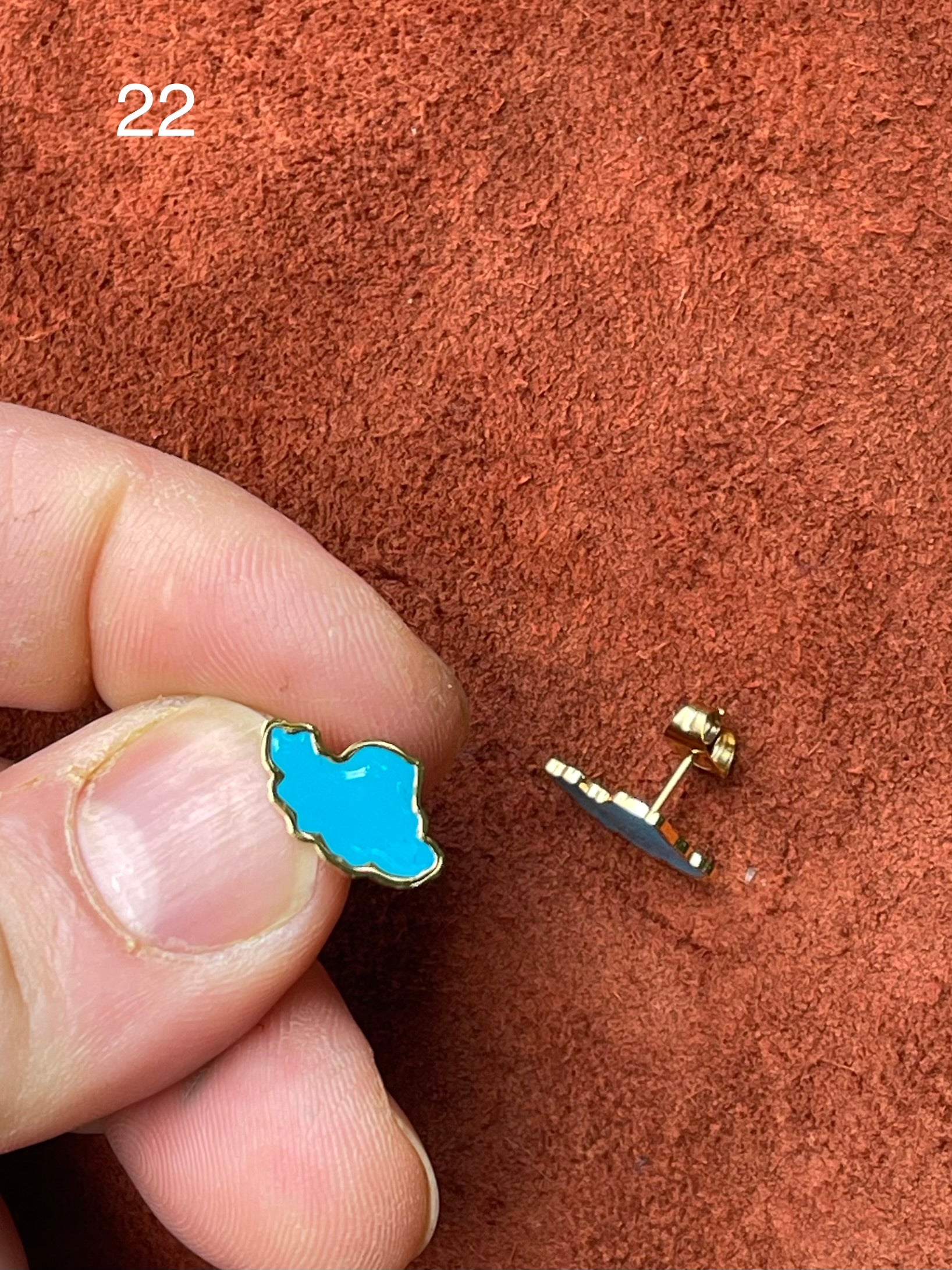 0 Iran Map Earrings