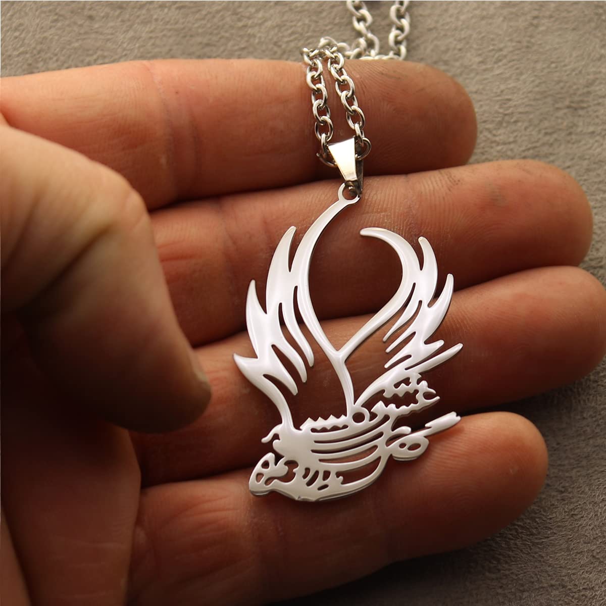 Persian Farsi Love Eshgh Poem Pendant Necklace